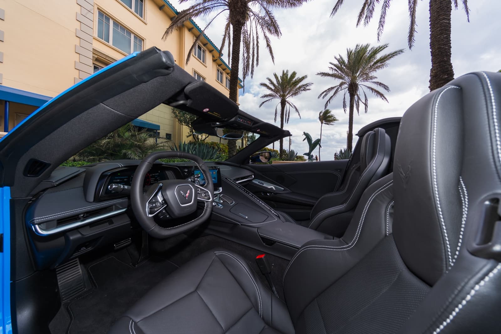 Chevrolet Corvette Convertible Blue/Black - thumbnail 6