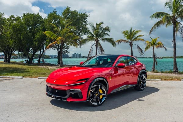 Ferrari Purosangue Rosso Corsa/Brown for rent in Miami