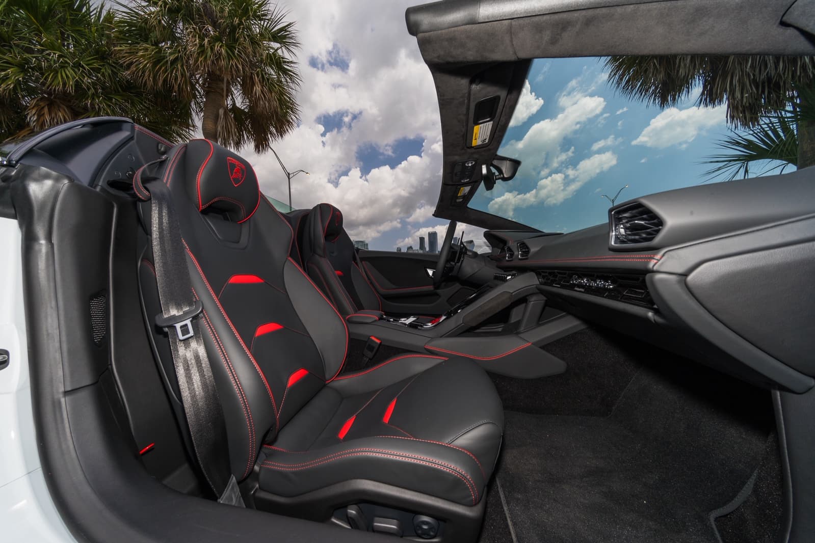 Lamborghini Huracan EVO Spyder Bianco Icarus/Black - thumbnail 9