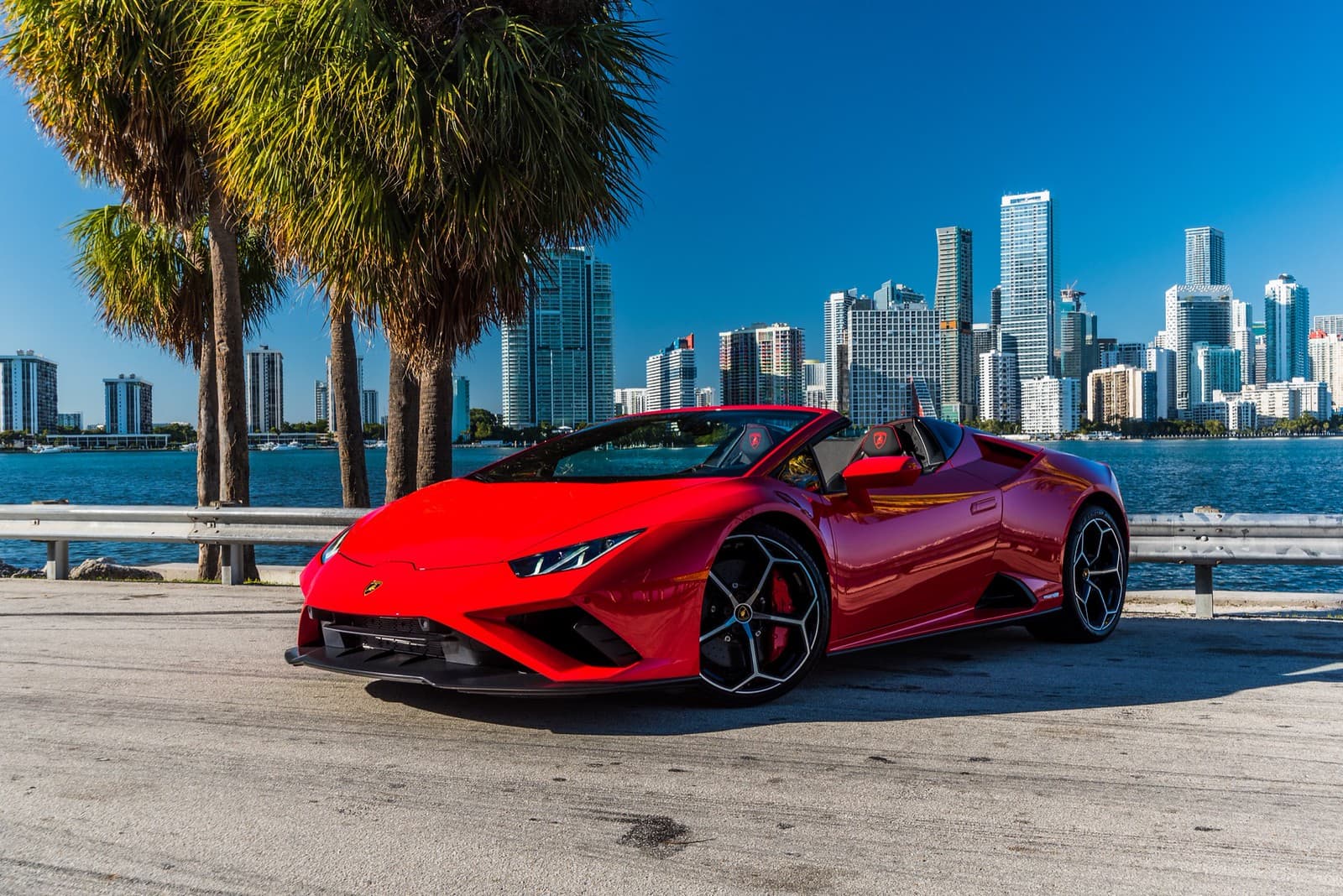 Lamborghini Huracan Evo Spyder RWD Rosso Mars/Black - thumbnail 4