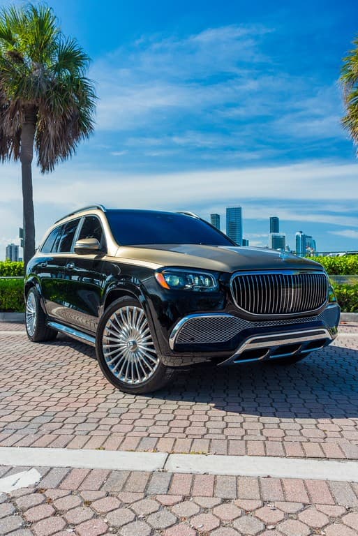 Mercedes-Benz Maybach GLS600 Champagne/Black for rent in Miami