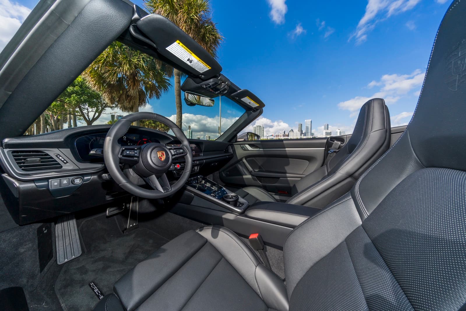 Porsche 911 Carrera Convertible Slate Grey/Black - thumbnail 2