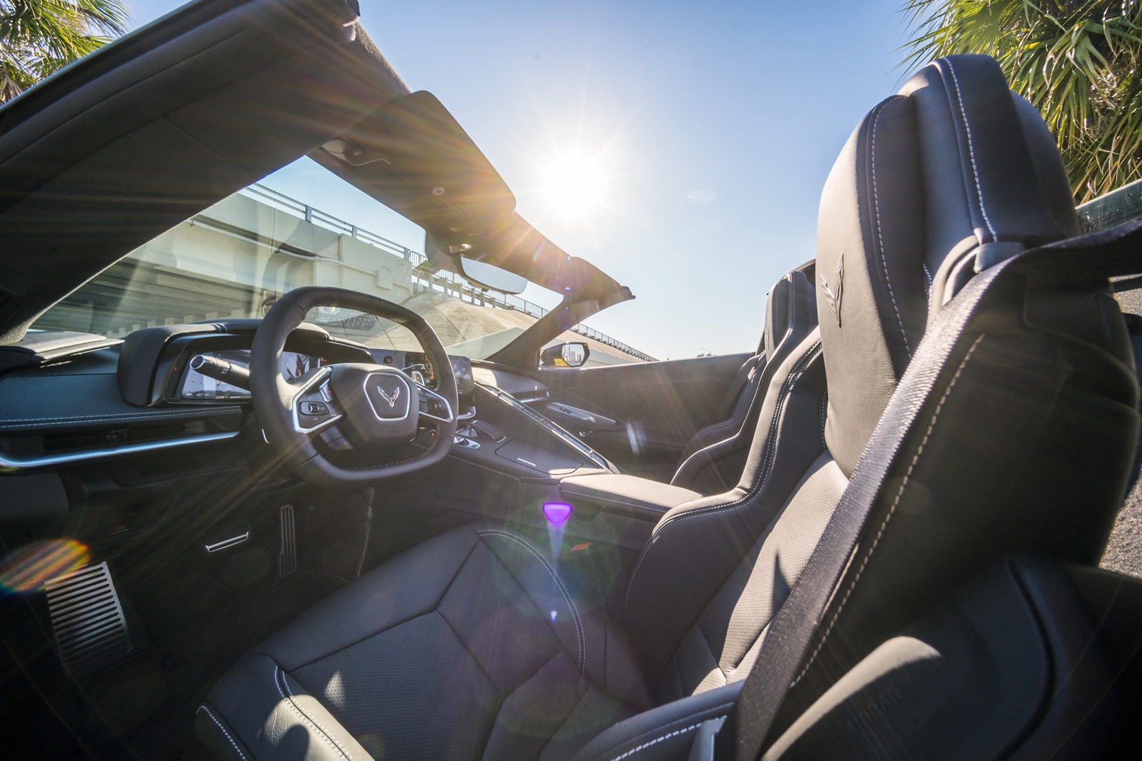 Chevrolet Corvette C8 Convertible Yellow/Black - thumbnail 5