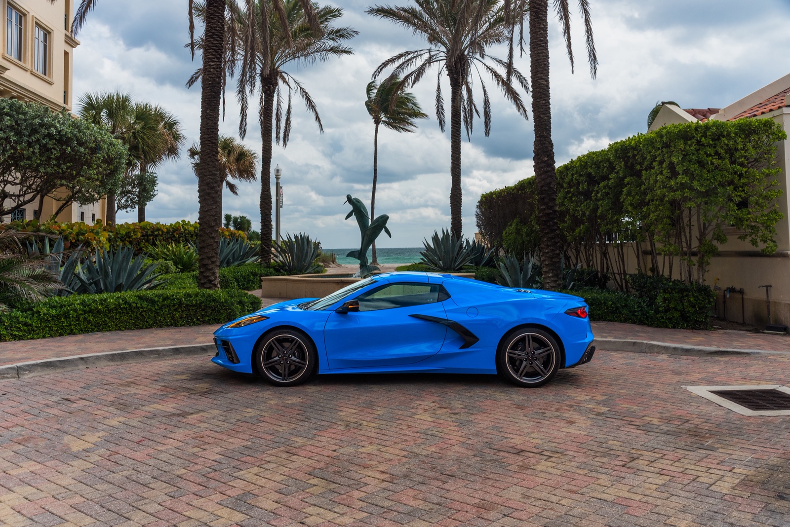 Chevrolet Corvette Convertible Blue/Black - thumbnail 4