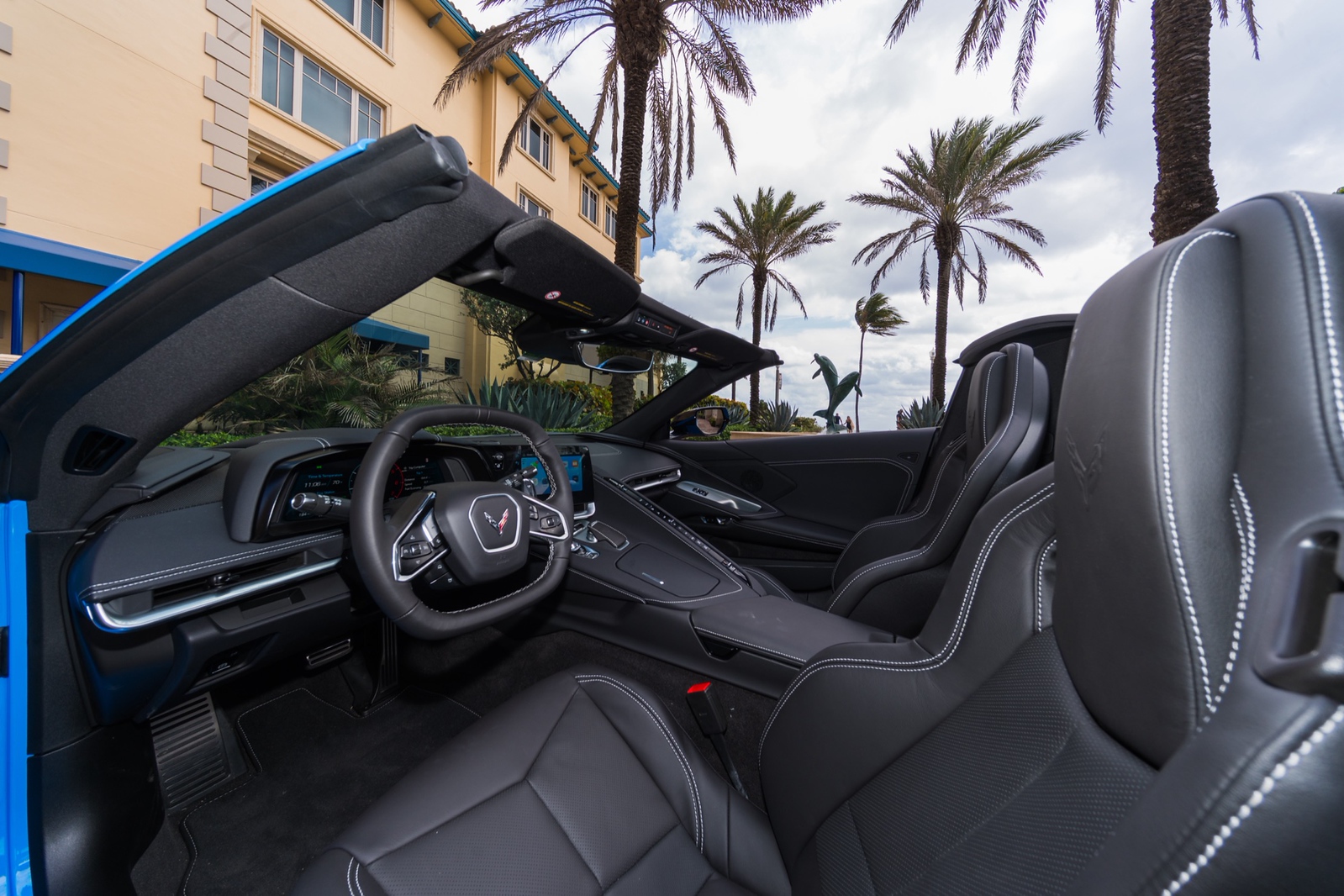 Chevrolet Corvette Convertible Blue/Black - thumbnail 6