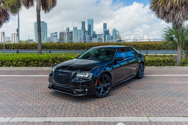 Chrysler 300C Black/Cream for rent in Miami