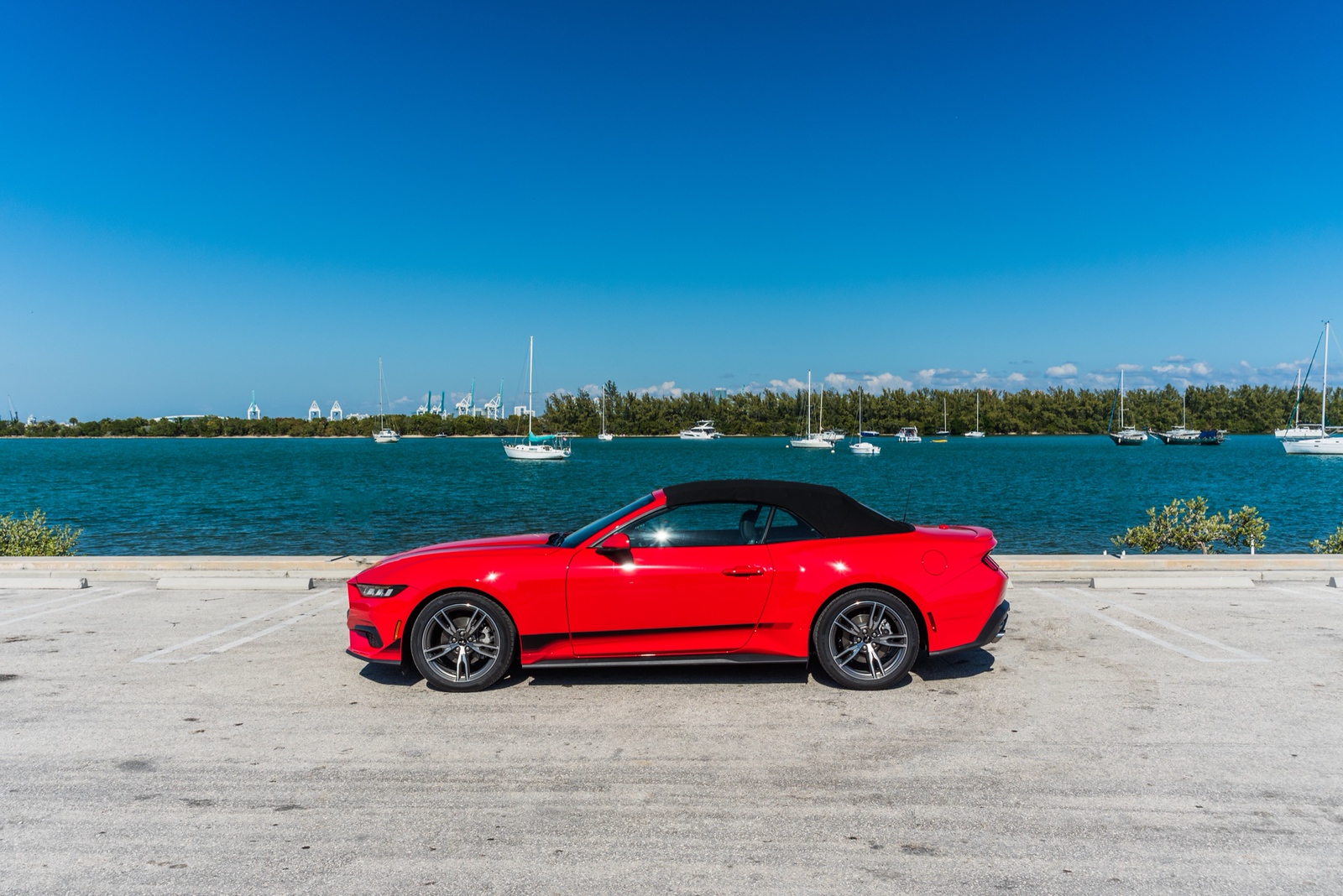 Ford Mustang Convertible Red/Black - thumbnail 7