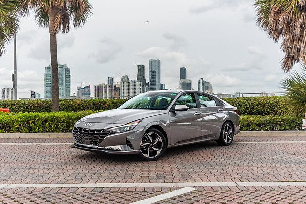 Hyundai Elantra Grey/Grey for rent in Miami