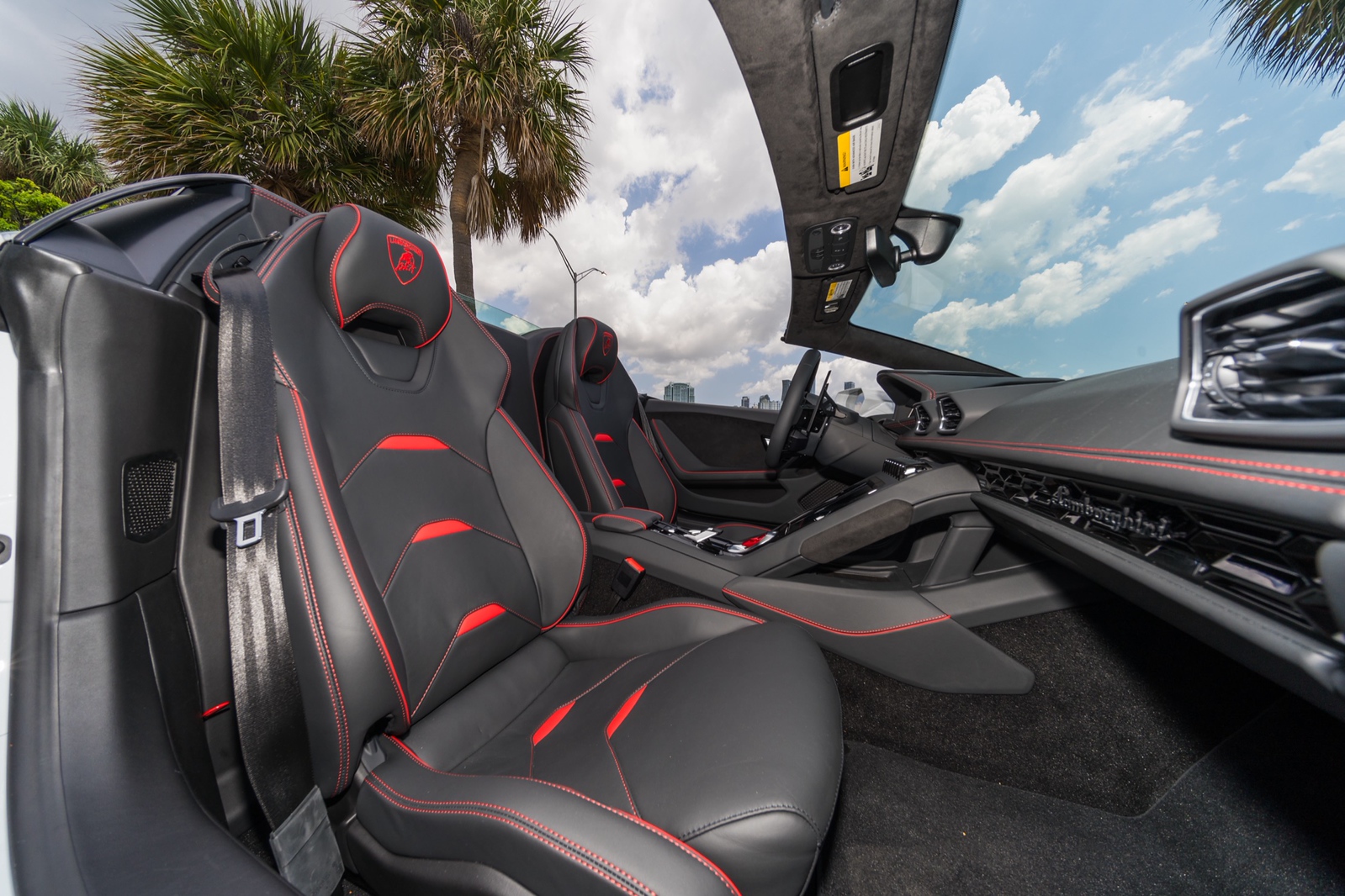Lamborghini Huracan EVO Spyder Bianco Icarus/Black - thumbnail 7