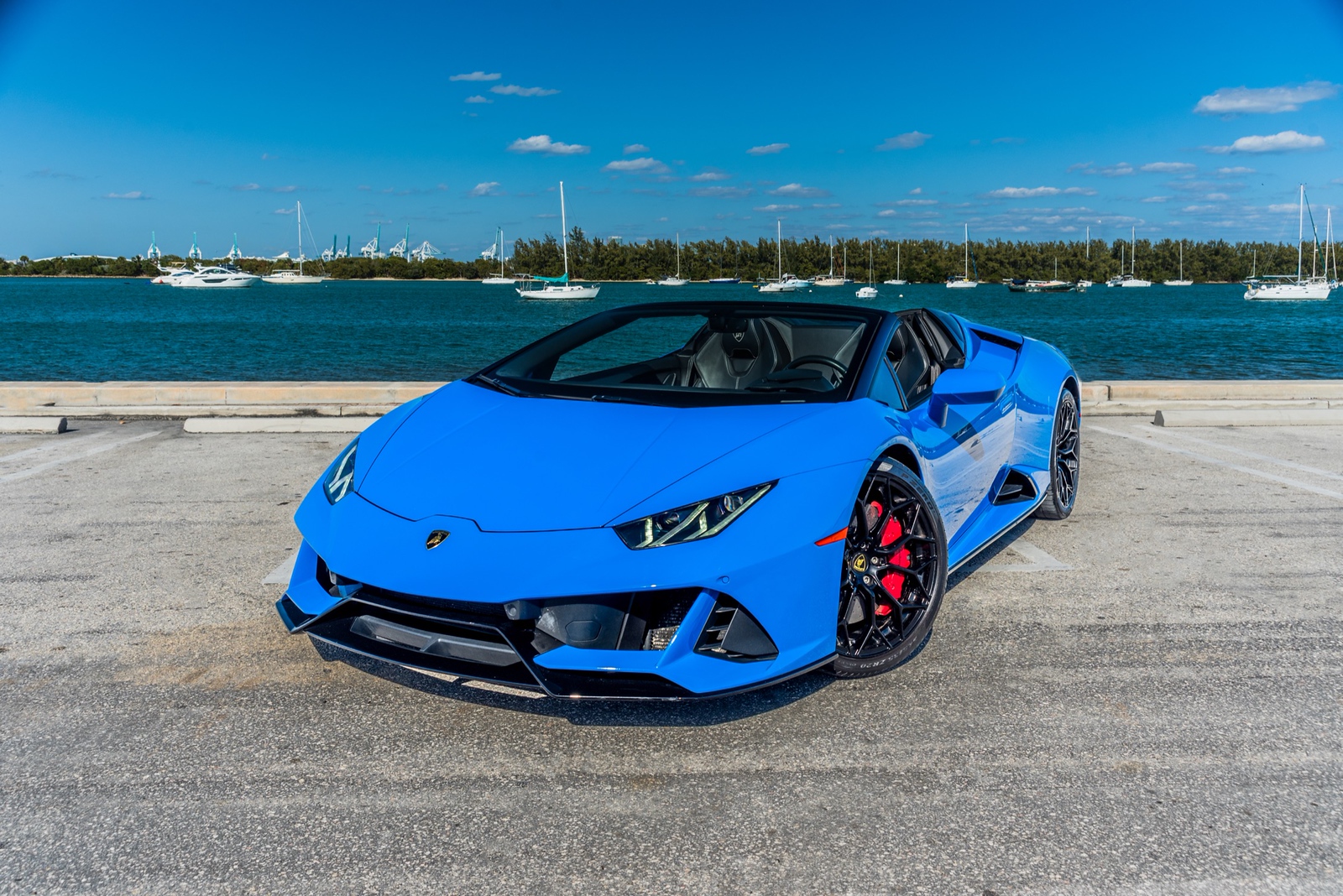 Lamborghini Huracan EVO Spyder Le Mans Blue/Black - thumbnail 10