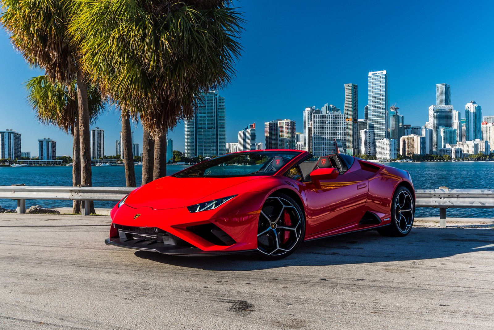 Lamborghini Huracan Evo Spyder RWD Rosso Mars/Black - thumbnail 4