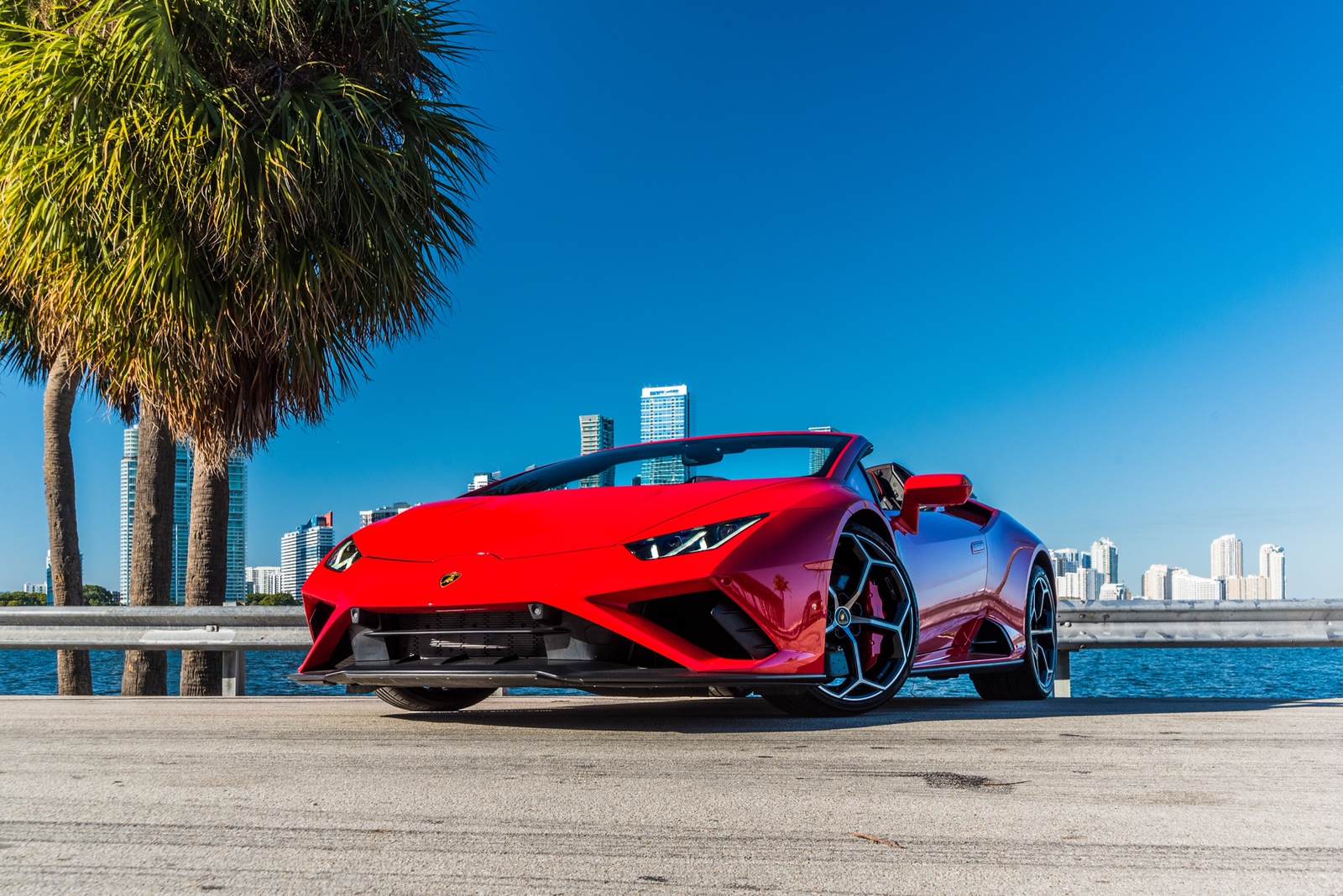 Lamborghini Huracan Evo Spyder RWD Rosso Mars/Black - thumbnail 5