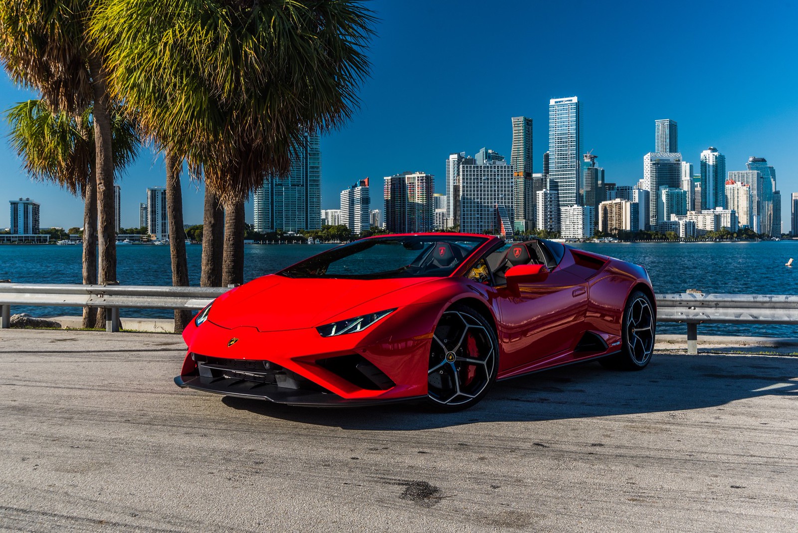 Lamborghini Huracan Evo Spyder RWD Rosso Mars/Black - thumbnail 7