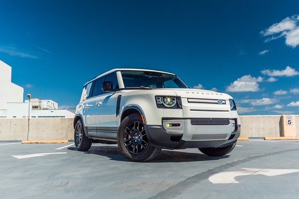 Land Rover Defender White/Grey for rent in Miami