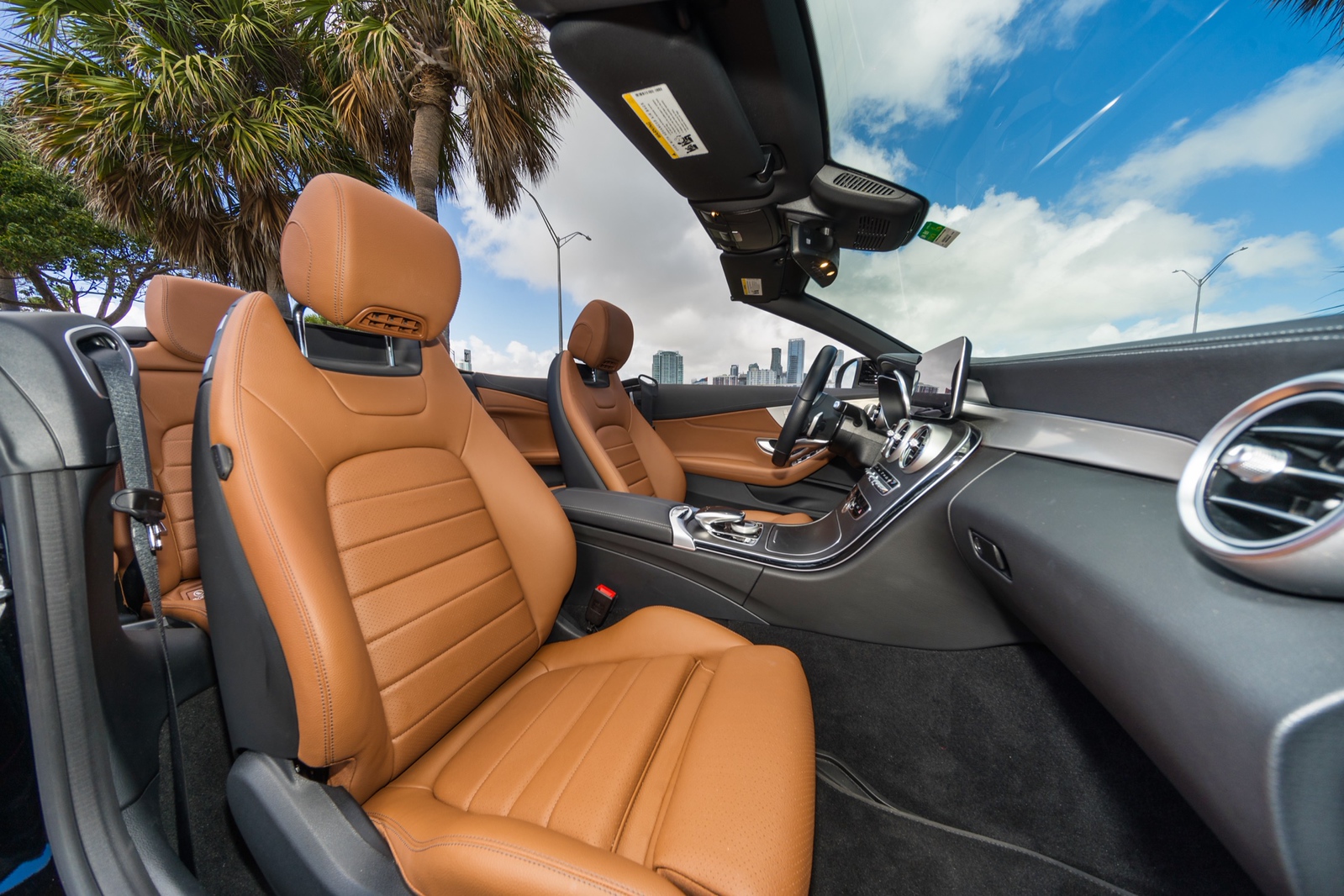 Mercedes-Benz C300 Convertible Black/Brown - thumbnail 6