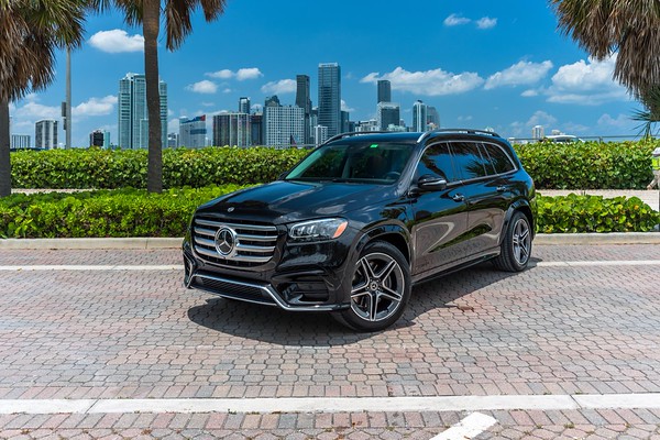 Mercedes-Benz GLS450 Black/Brown for rent in Miami