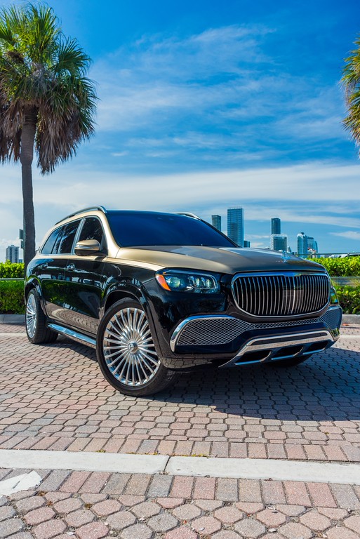 Mercedes-Benz Maybach GLS600 Champagne/Black for rent in Miami