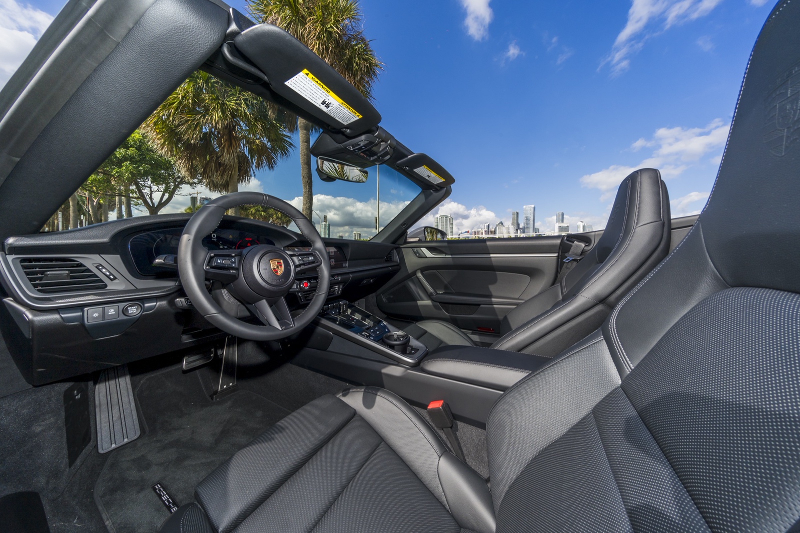 Porsche 911 Carrera Convertible Slate Grey/Black - thumbnail 2