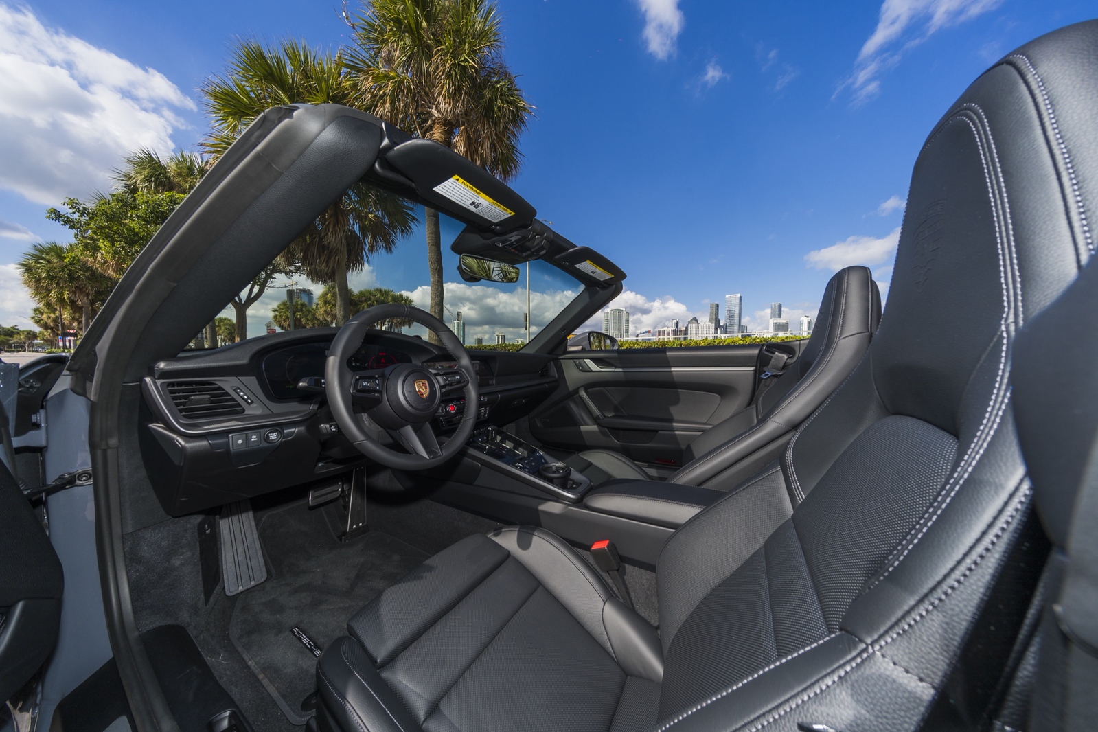 Porsche 911 Carrera Convertible Slate Grey/Black - thumbnail 3